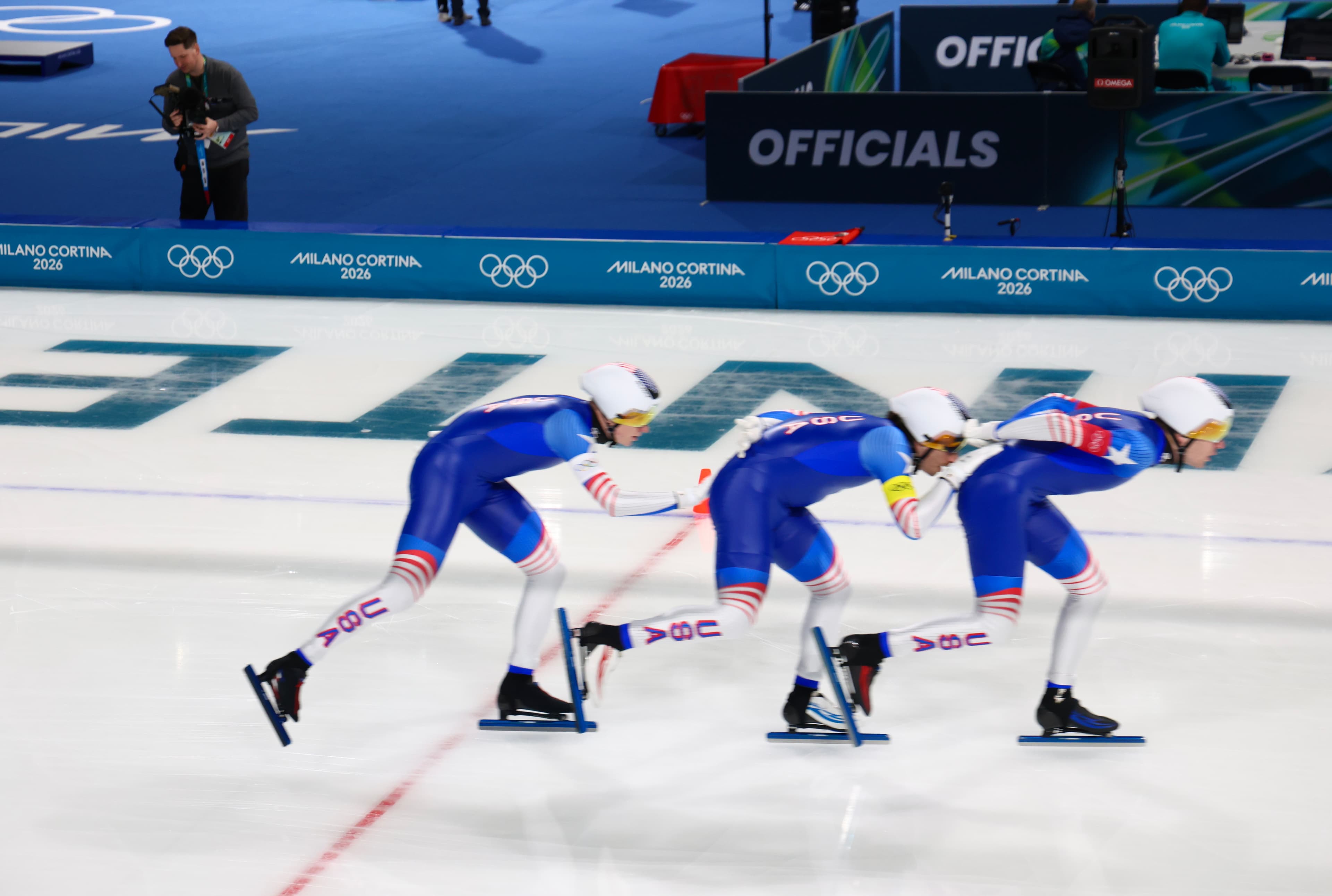USA speed skating team pursuit at Milano Cortina 2026